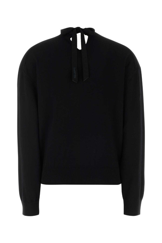 Black wool blend sweater LANVIN (RWPO0027K101A26)