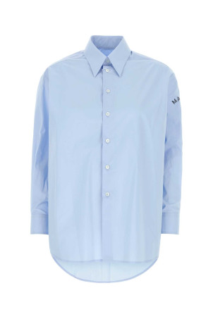 Light blue poplin shirt MM6 MAISON MARGIELA (S52DT0072M35256)