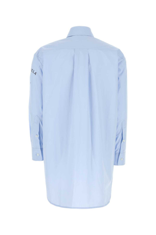 Light blue poplin shirt MM6 MAISON MARGIELA (S52DT0072M35256)