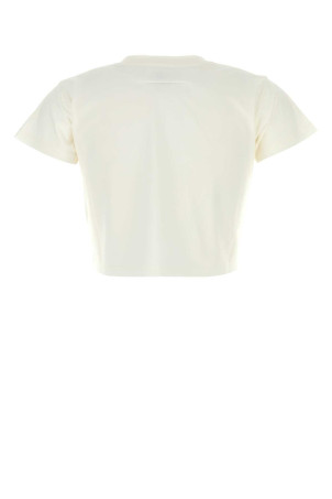 White cotton t-shirt Multicolor MM6 MAISON MARGIELA (S52GC0369M20258)