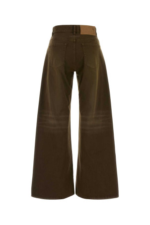 Khaki denim jeans MM6 MAISON MARGIELA (S52LA0238M35435)