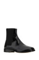 Black leather Tabi ankle boots MAISON MARGIELA (S57WU0150P3827)