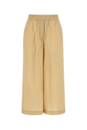 Beige cotton blend Paula s Ibiza wide-leg pant Beige LOEWE PAULA'S IBIZA (S616Y04X87)