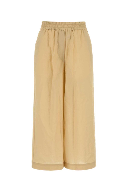 Beige cotton blend Paula s Ibiza wide-leg pant Beige LOEWE PAULA'S IBIZA (S616Y04X87)