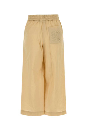 Beige cotton blend Paula s Ibiza wide-leg pant Beige LOEWE PAULA'S IBIZA (S616Y04X87)