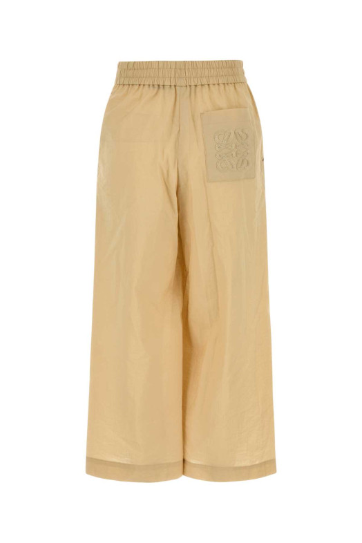 Beige cotton blend Paula s Ibiza wide-leg pant Beige LOEWE PAULA'S IBIZA (S616Y04X87)
