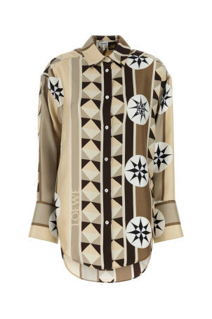 Printed silk Paula s Ibiza oversize shirt LOEWE PAULA'S IBIZA (S616Y05X49)