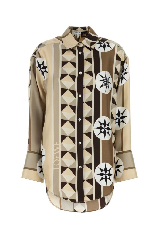 Printed silk Paula s Ibiza oversize shirt LOEWE PAULA'S IBIZA (S616Y05X49)
