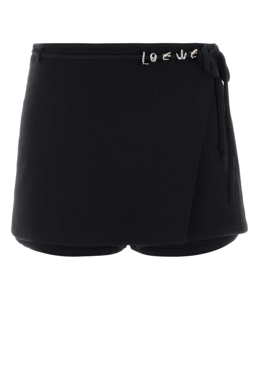 Black cotton blend Paula s Ibiza shorts Black LOEWE PAULA'S IBIZA (S616Y08X61)