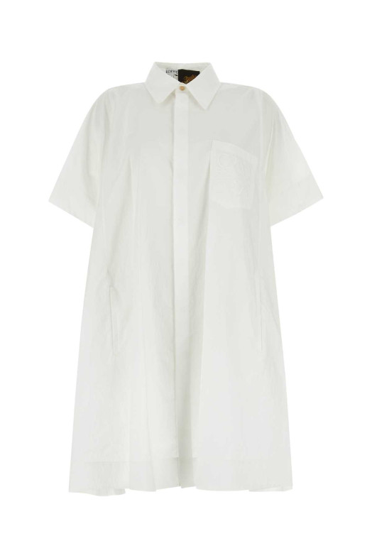 White poplin shirt Paula s Ibiza dress White LOEWE PAULA'S IBIZA (S616Y09W12)