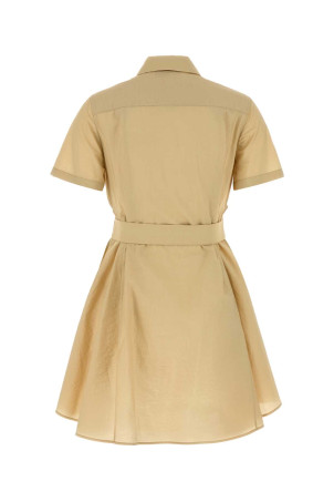 Beige cotton blend Paula s Ibiza shirt dress Beige LOEWE PAULA'S IBIZA (S616Y09XB5)