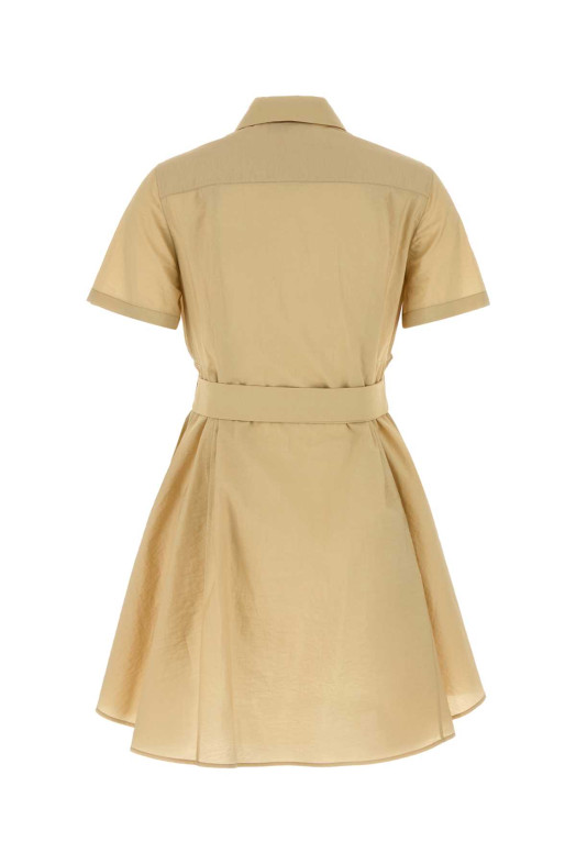Beige cotton blend Paula s Ibiza shirt dress Beige LOEWE PAULA'S IBIZA (S616Y09XB5)