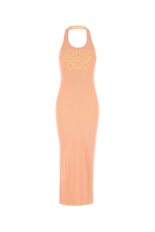Pink cotton blend Paula s Ibiza dress LOEWE PAULA'S IBIZA (S616Y15K75)