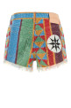 Embellished denim Paula s Ibiza shorts Beige LOEWE PAULA'S IBIZA (S616Y1GX07)