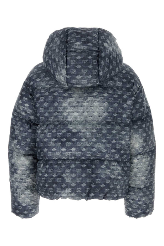 Пуховик из полиэстера с принтом DSQUARED (S74AM1709D35535) DSQUARED2