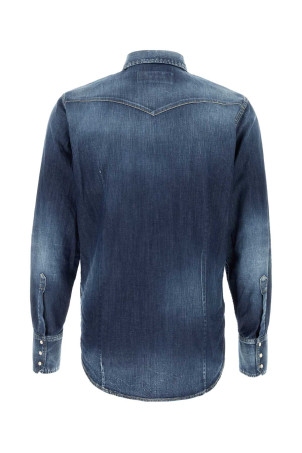 Stretch denim shirt DSQUARED (S74DM0986S30341)