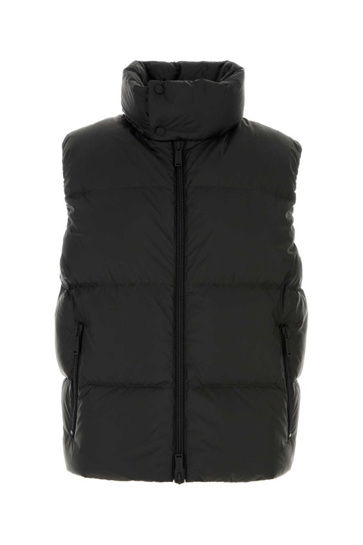 Чорна нейлонова пухова куртка без рукавів DSQUARED (S74FB0351S54981) DSQUARED2