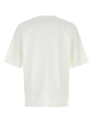 White cotton oversize t-shirt White DSQUARED (S74GD1572D20106)