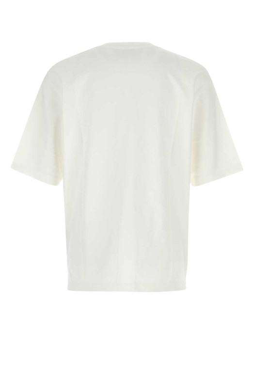 White cotton oversize t-shirt White DSQUARED (S74GD1572D20106)