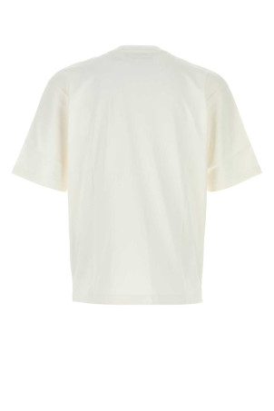 White cotton oversize t-shirt White DSQUARED (S74GD1596D20106)