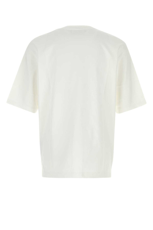 White cotton oversize t-shirt White DSQUARED (S74GD1599D20106)