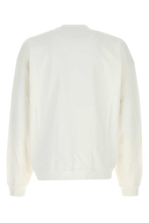 White cotton sweatshirt White DSQUARED (S74GU0975D25028)