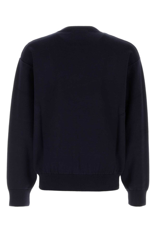 Свитер из вискозной смеси темно-синего цвета DSQUARED (S74HA1634D13230) DSQUARED2