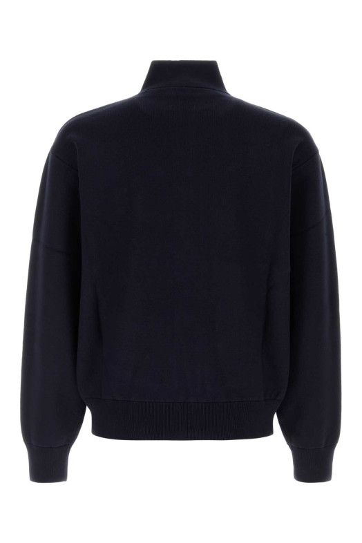 Трикотажный кардиган темно-синего цвета DSQUARED (S74HA1637D13230) DSQUARED2