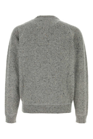 Melange grey wool blend sweater DSQUARED (S74HA1668D13233)