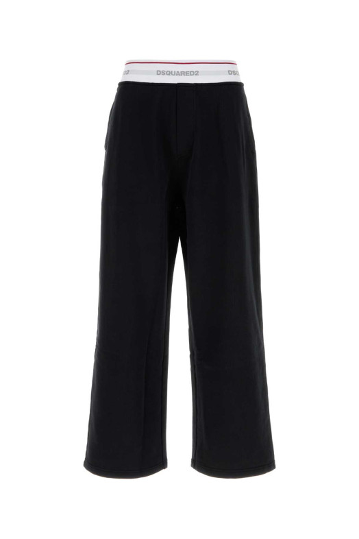 Black cotton joggers DSQUARED (S74KB1152D25028)