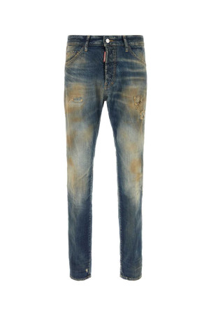 Джинсы «Teddy» из денима DSQUARED (S74LB1996D30011) DSQUARED2