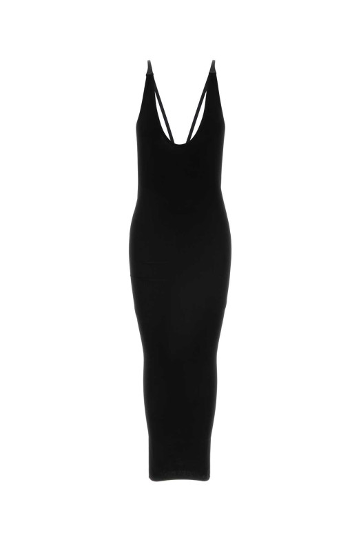 Черное платье из эластичной вискозы DSQUARED (S75CV1018D20135) DSQUARED2