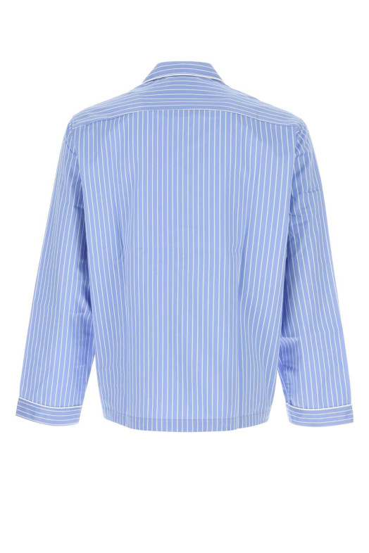 Embroidered cotton Sateen shirt TEKLA (SATPYJSHI)