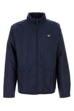 Navy blue Re-Nylon jacket PRADA (SGD071SOOO1WQ9)