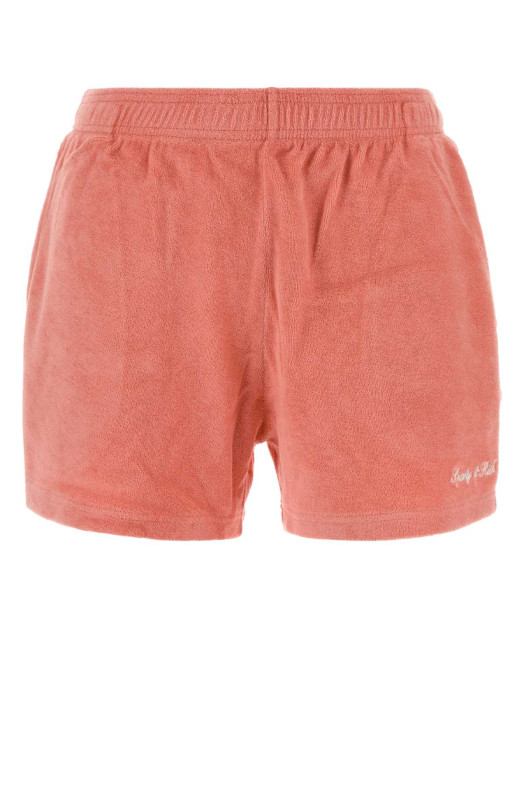Salmon terry fabric Andy shorts SPORTY & RICH (SH001712326PI22)
