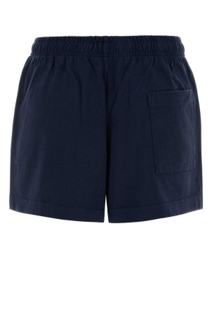 Navy blue cotton shorts Black SPORTY & RICH (SH037710243BL106)