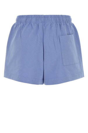 Light-blue cotton shorts SPORTY & RICH (SH03776083BL43)