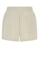 Ivory cotton shorts Brown SPORTY & RICH (SH03776269WH37)