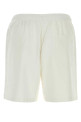 White cotton bermuda shorts SPORTY & RICH (SH039710431WH01)