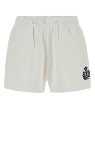 White cotton shorts White SPORTY & RICH (SH075710243WH01)