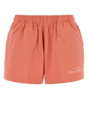 Salmon cotton Lucy shorts Powdery SPORTY & RICH (SH075712234PI22)