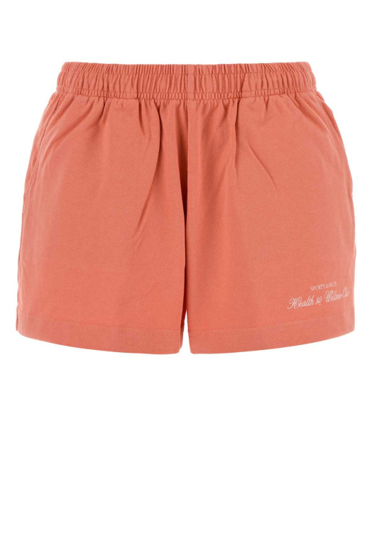 Salmon cotton Lucy shorts Powdery SPORTY & RICH (SH075712234PI22)