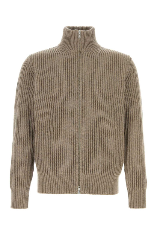 Cappuccino wool blend cardigan MM6 MAISON MARGIELA (SH0AM0095M13286)