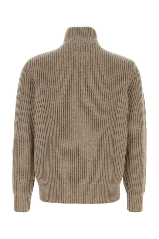 Cappuccino wool blend cardigan MM6 MAISON MARGIELA (SH0AM0095M13286)