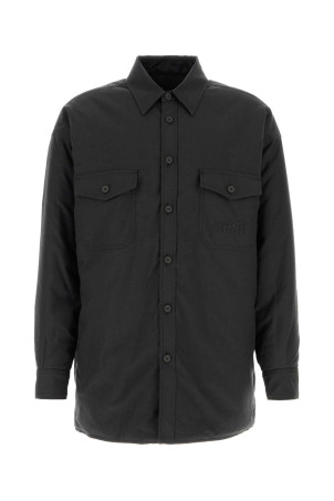 Graphite cotton and wool reversible shirt MM6 MAISON MARGIELA (SH0DT0045MTN193)