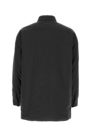 Graphite cotton and wool reversible shirt MM6 MAISON MARGIELA (SH0DT0045MTN193)