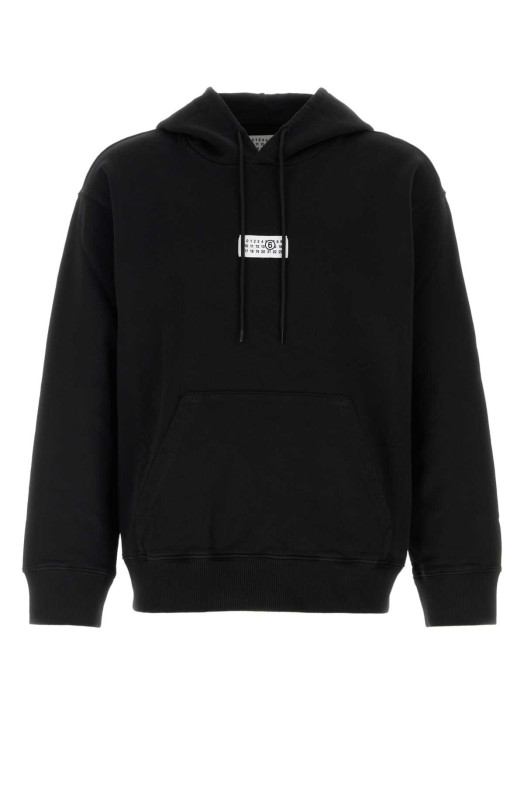 Black cotton sweatshirt MM6 MAISON MARGIELA (SH0GU0048M25025)