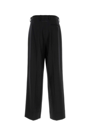Black wool blend wide-leg pant MM6 MAISON MARGIELA (SH0KA0067M36003)