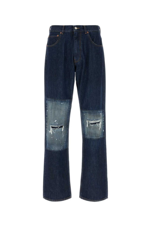 Blue denim jeans MM6 MAISON MARGIELA (SH0LA0043M30055)