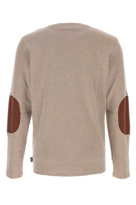 Cappuccino cotton blend t-shirt MM6 MAISON MARGIELA (SH0NH0025M20122)
